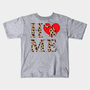 Michigan Home Leopard Print Kids T-Shirt